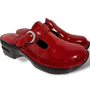 BOC by Born Red Slip On Clogs